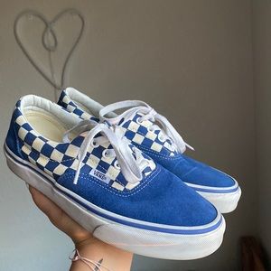 women’s authentic checkered vans